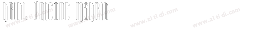 Arial Unicode MSAria字体转换